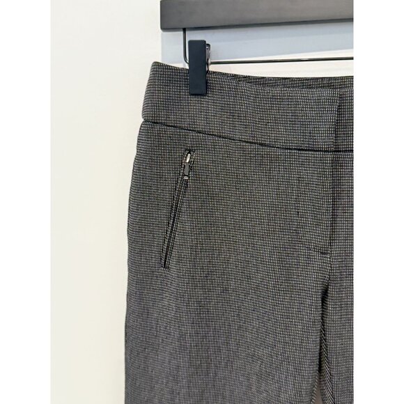 LOFT Marisa Skinny Pants Size 4 Black Ankle Zip Stretch Work Career - Picture 3 of 11
